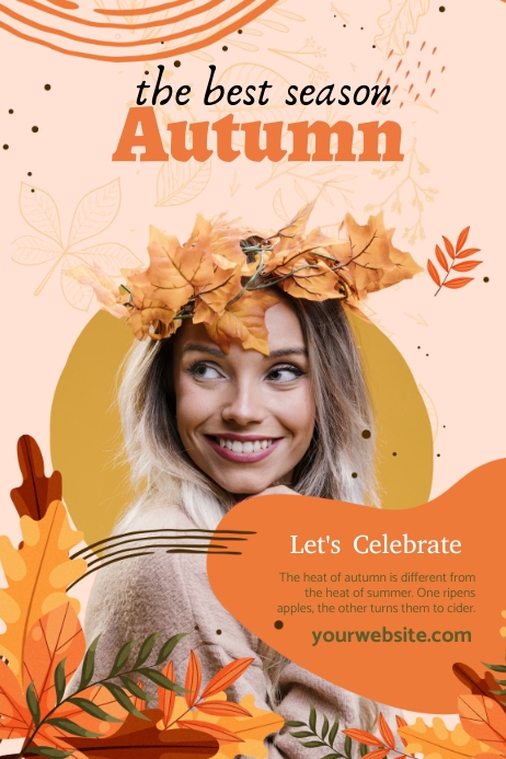 Fall Template Programs Autumn Template | PosterMyWall