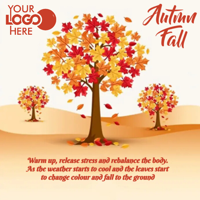 Aug Fall Posts autumn Template | PosterMyWall