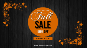 Autumn Digitalt display (16:9) template