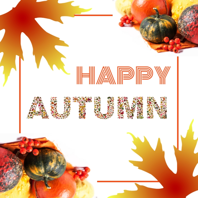 Fall Design Post Autumn Template | PosterMyWall