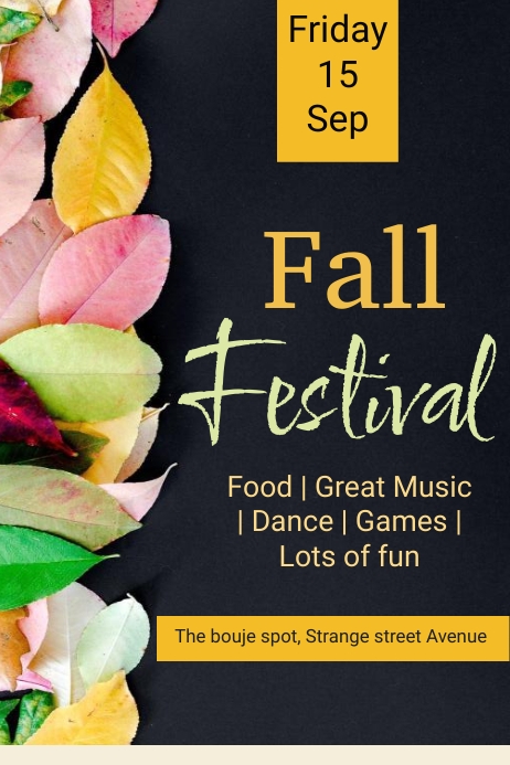 Autumn Template | PosterMyWall