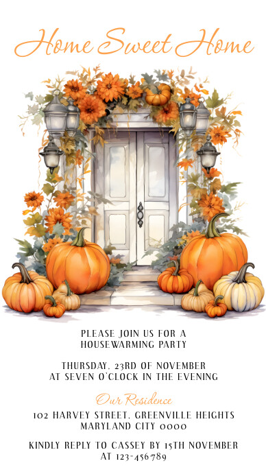 Autumn Template PosterMyWall