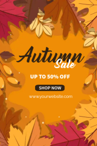 Autumn/Fall Ad Banner Template | PosterMyWall