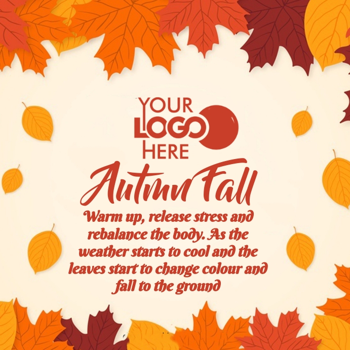 Aug Fall Posts autumn Template | PosterMyWall