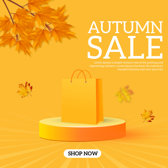 Fall Design Post Autumn Template | PosterMyWall