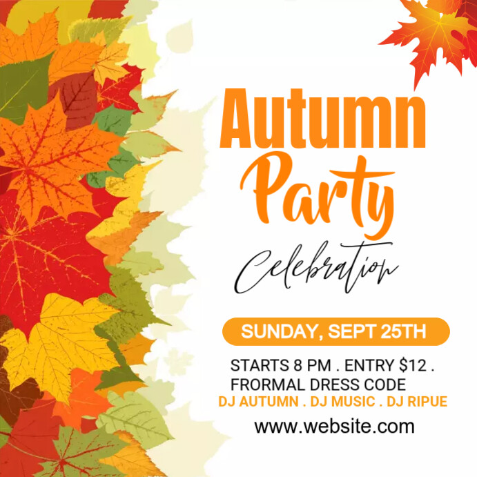 Fall Design Post AUTUMN Template | PosterMyWall