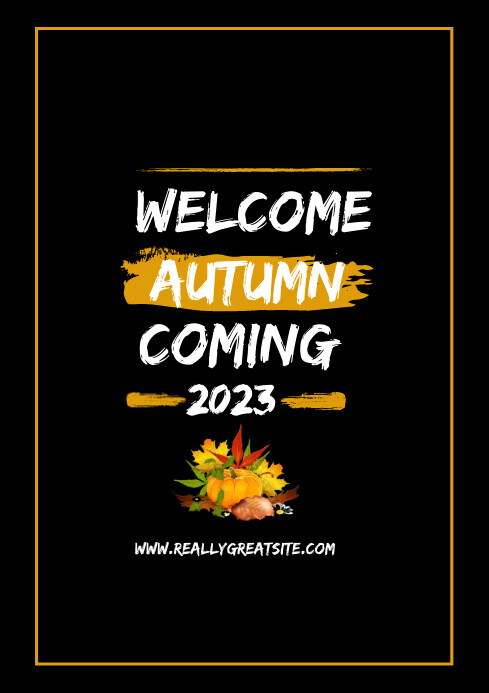 Autumn Template PosterMyWall