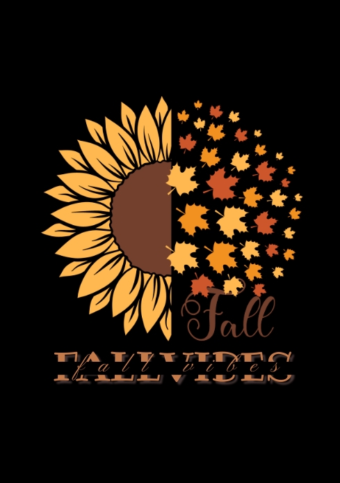 Autumn A4 template