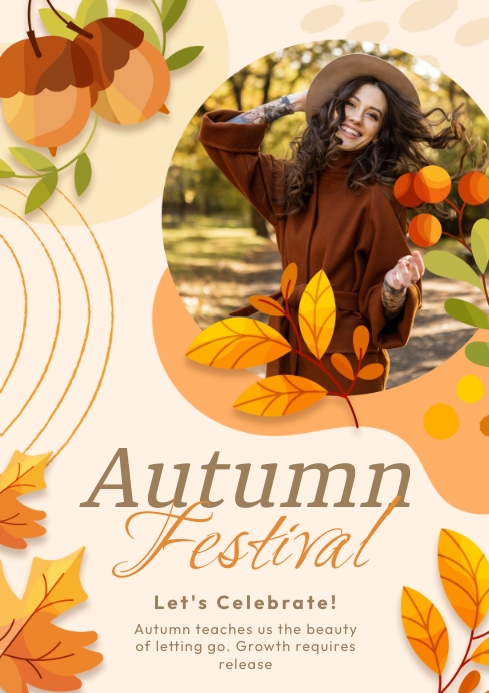 Fall Template Programs Autumn Template | PosterMyWall