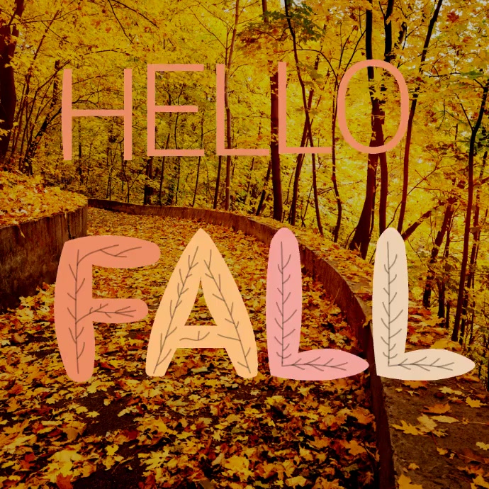 Autumn Publicação no Instagram template