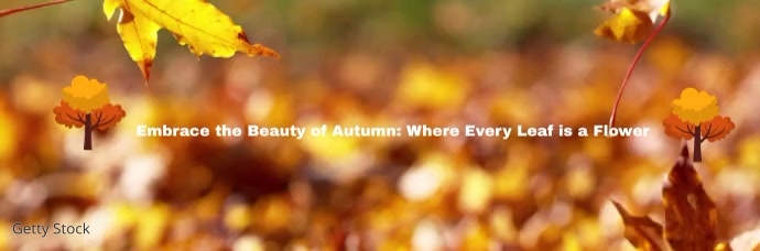 autumn Email header video Template | PosterMyWall