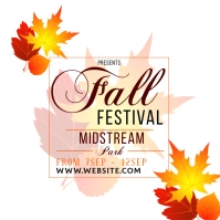 AUTUMN FALL ad social media TEMPLATE Cuadrado (1:1)