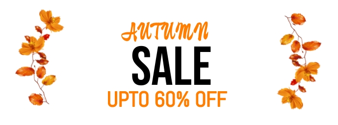 Portadas Fall Plantilla de autumn/fall banner | PosterMyWall