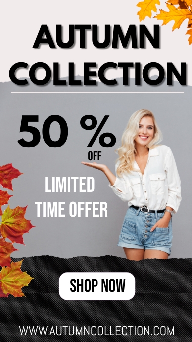 New Spring Fall Collection Layout Copy of AUTUMN FALL COLLECTION | PosterMyWall