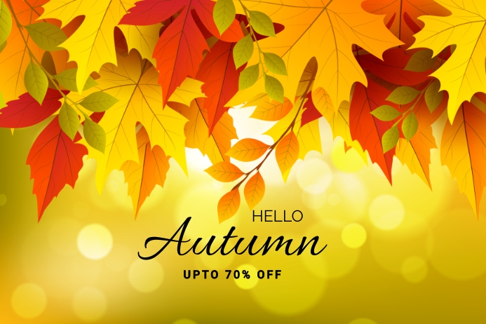 Fall Design Template autumn fall Template | PosterMyWall