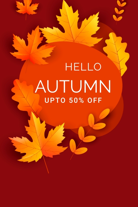 autumn fall Template | PosterMyWall