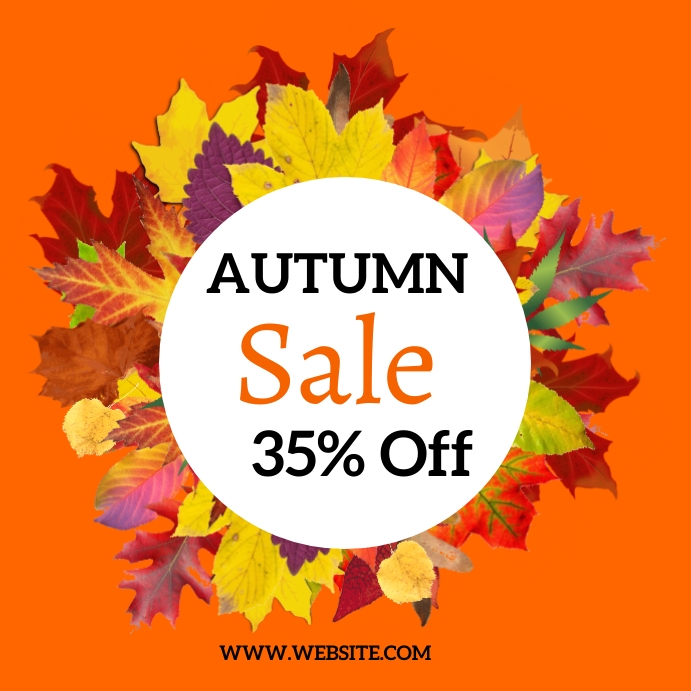 Fall Design Post autumn/fall Template | PosterMyWall