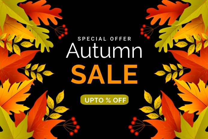Copy of autumn fall | PosterMyWall