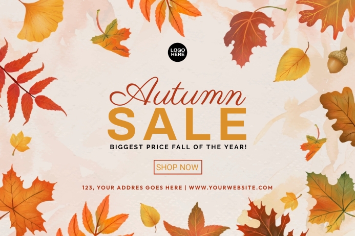 Fall Design Template Copy of Autumn/Fall | PosterMyWall