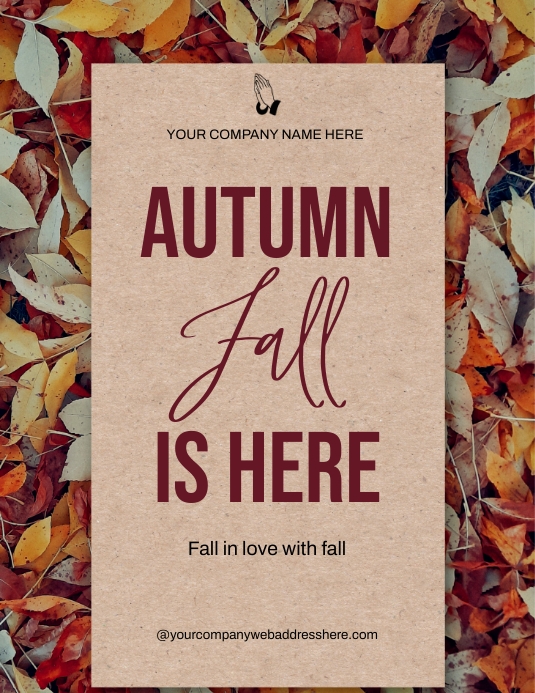 Fall Design Template Copy of autumn fall | PosterMyWall