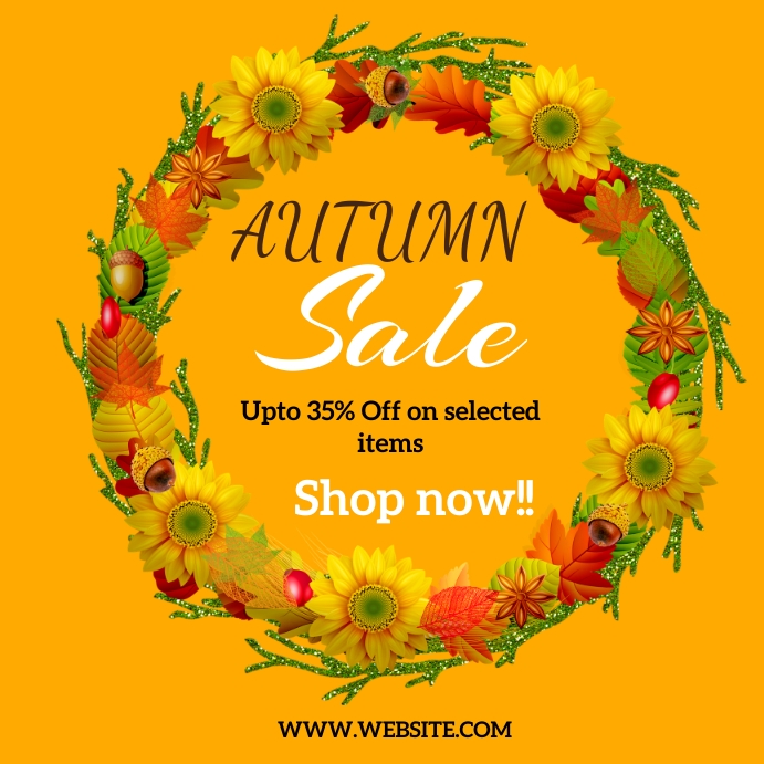 Fall Design Post autumn/fall Template | PosterMyWall