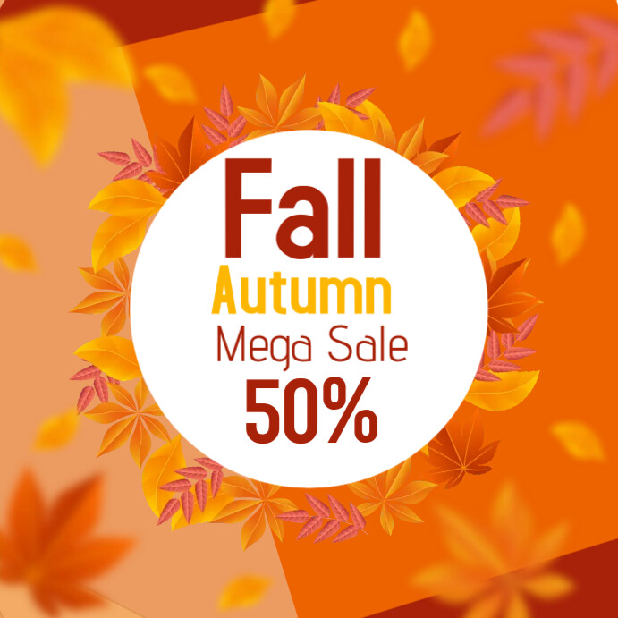 Fall Design Post Autumn fall Template | PosterMyWall
