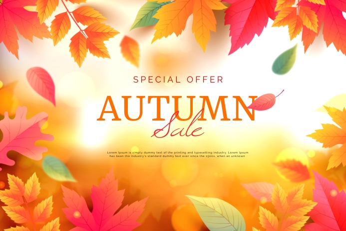 autumn fall Template | PosterMyWall