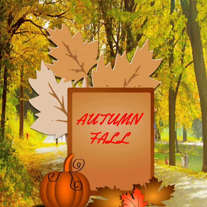 Fall Design Post Autumn Fall Template | PosterMyWall