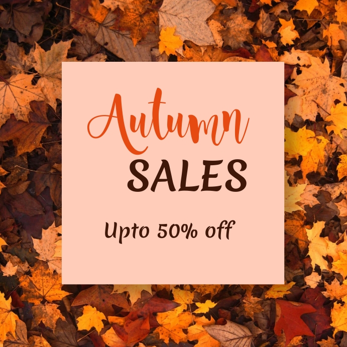 Fall Design Post Autumn / fall Template | PosterMyWall