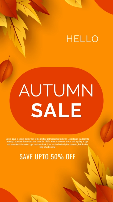 autumn fall Template | PosterMyWall