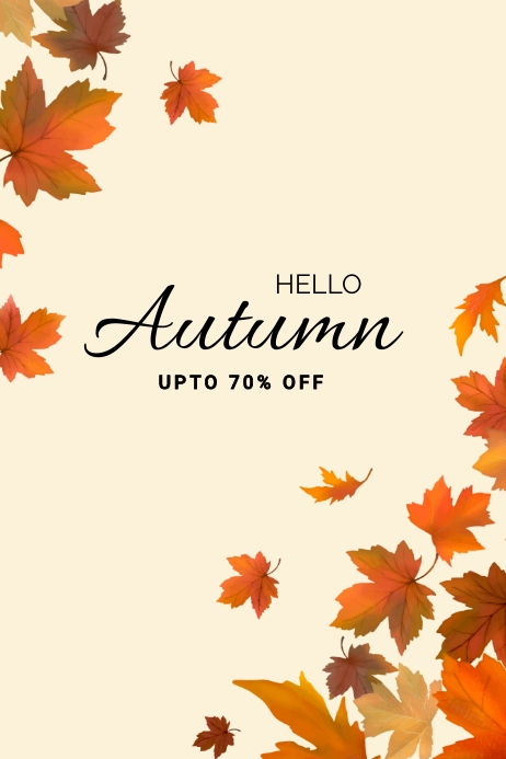 Fall Design Template autumn fall Template | PosterMyWall