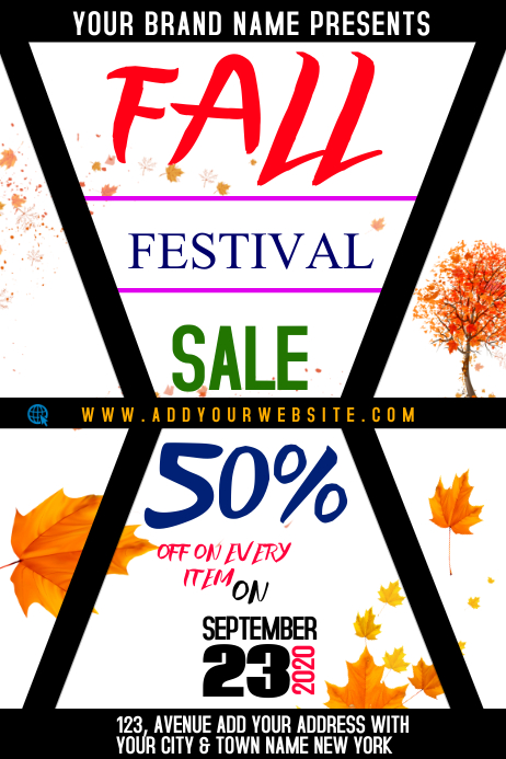 AUTUMN/FALL Template | PosterMyWall