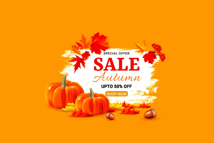 Fall Store Poster Copy of autumn fall | PosterMyWall