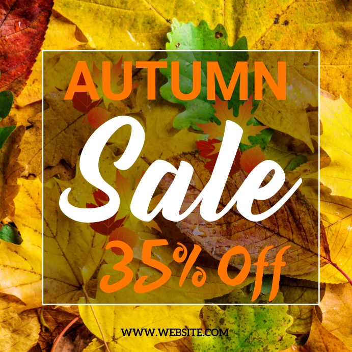 Fall Design Post autumn/fall Template | PosterMyWall