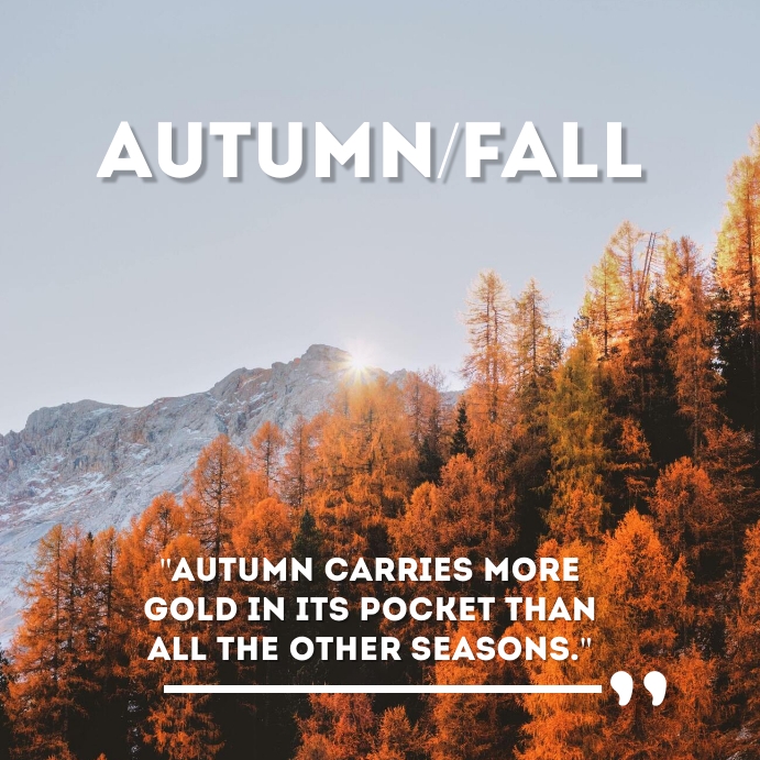Autumn/Fall Template | PosterMyWall