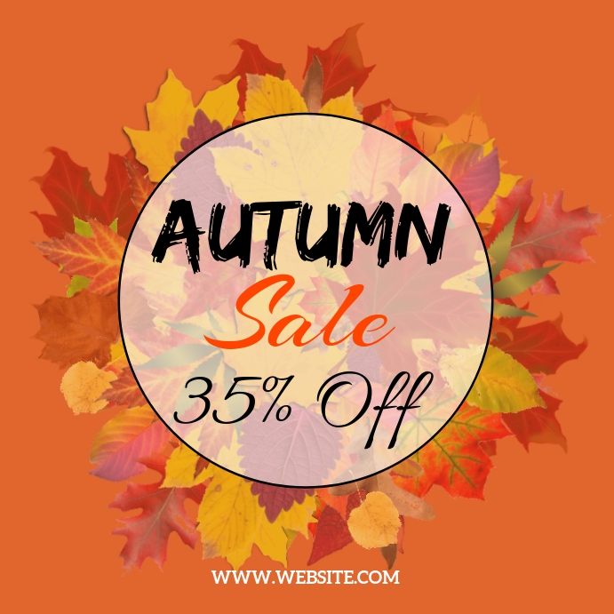 autumn/fall Template PosterMyWall