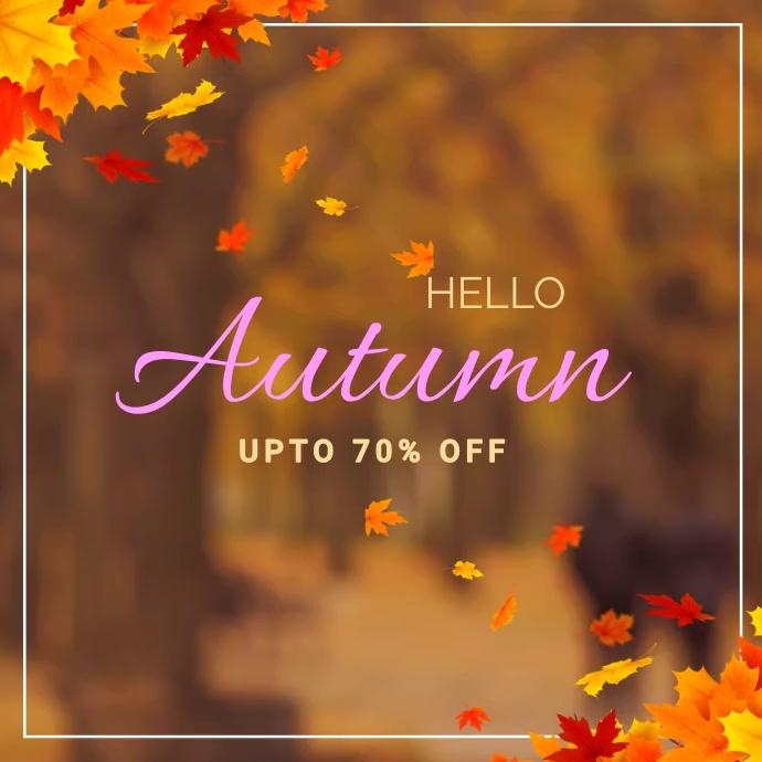autumn fall Template | PosterMyWall