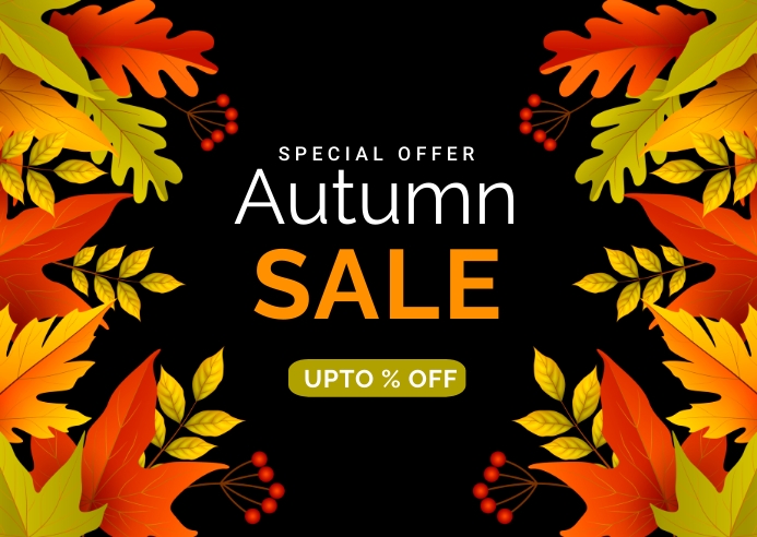 autumn fall Template | PosterMyWall