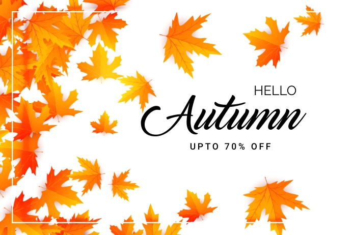 autumn fall Template | PosterMyWall