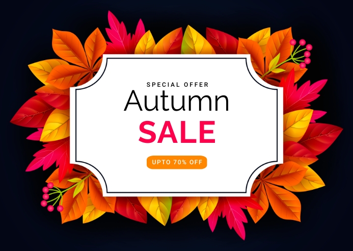 Plantilla de Otoño Otoño | PosterMyWall