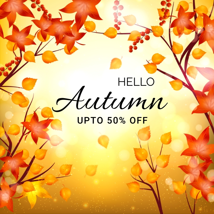 autumn fall Template | PosterMyWall