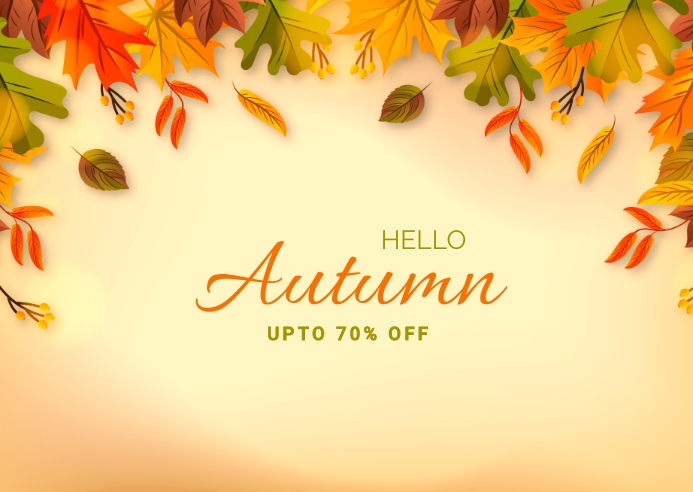 autumn fall Template | PosterMyWall