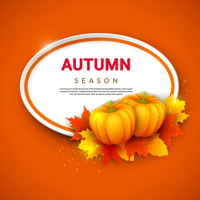 autumn fall Template | PosterMyWall