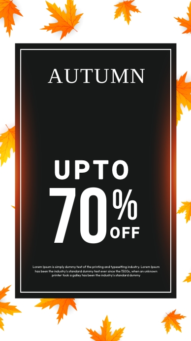 autumn fall Instagram Story template
