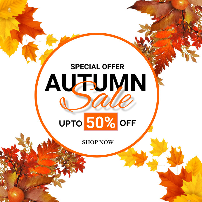 Fall Design Template autumn/fall Modelo | PosterMyWall