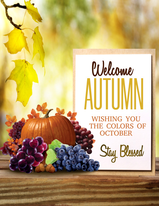 Autumn/ Fall Template | PosterMyWall