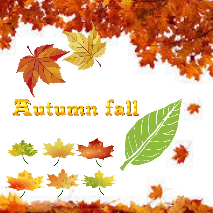 Copy of Autumn fall | PosterMyWall