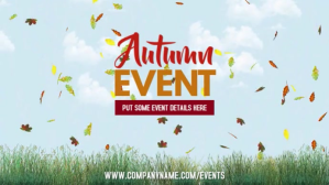 Autumn Fall Event Template Digitalt display (16:9)