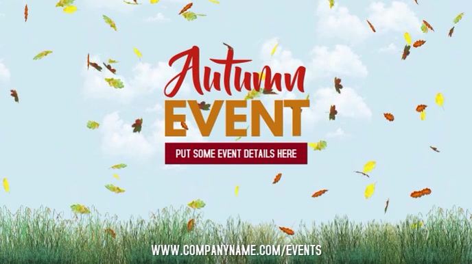 Copy of Autumn Fall Event Template | PosterMyWall