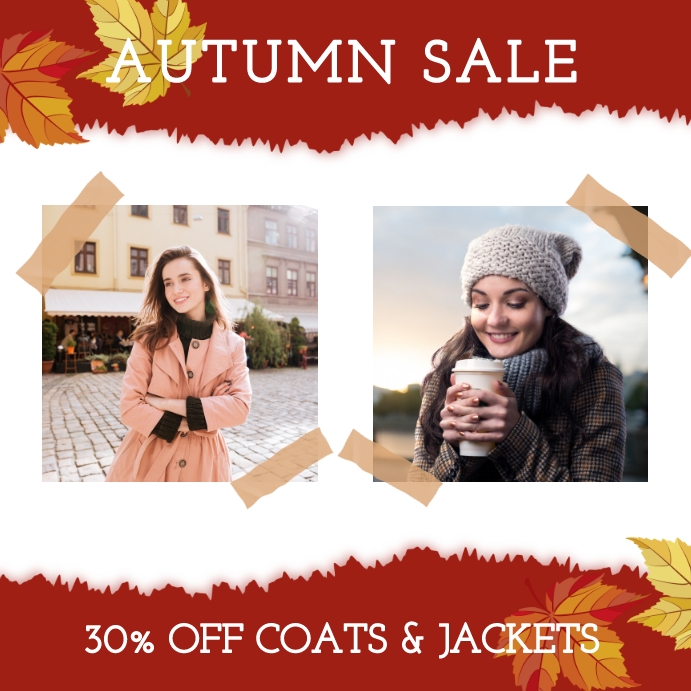 Fall Post Inspo Autumn Fall Fashion Social Media Post Template | PosterMyWall